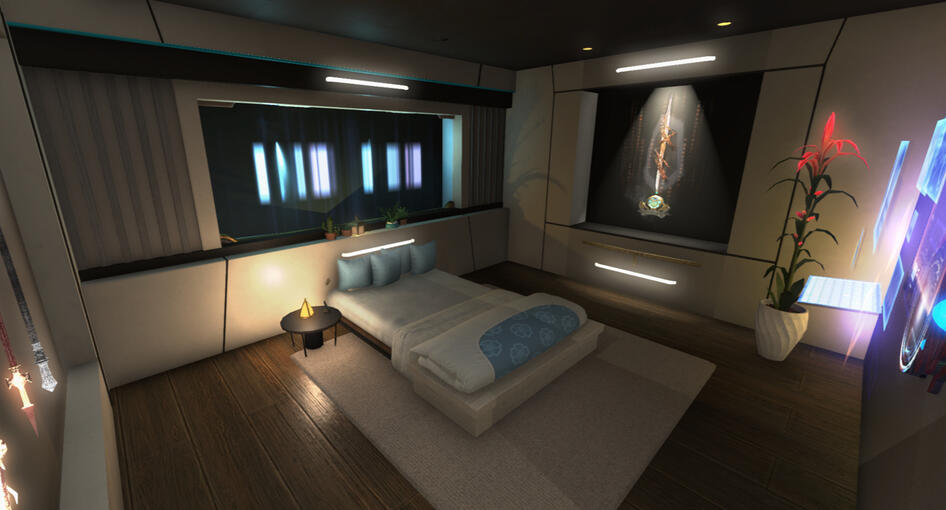 Medium - SciFi Living Quarters